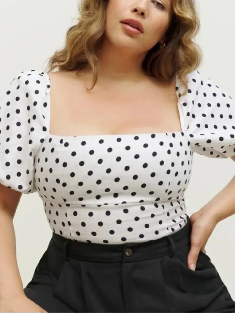 Reformation square neckline